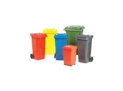 FOOD OPERATED BIN WITH LID