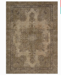  HAND KNOTTED CARPET VINTAGE STYLE 18740