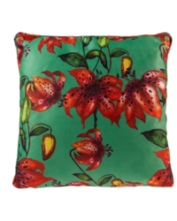 Floral Green Decorative Pillow
