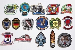 Embroidered Badges with Cutting Border from SCEPTER INTERNATIONAL CORPORATION
