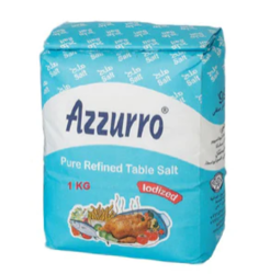 Azzurro Iodized Salt - 1KG from GOLDEN GRAINS FOODSTUFF TRADING LLC