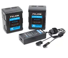  Dual Square Compact Battery & Charger Kit 