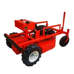2WD multifunction automatic Remote Control Lawn Mower with Gasoline For Sale