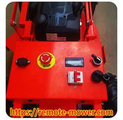 CE approved commercial Manufactory lowest price 2WD Lawnmowers Remote Control Slope Grass Cutter Garden Tools