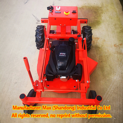 Farm Equipment 2WD Lawnmowers Remote Control Slope Grass Cutter for Agriculture Radio Controlled With Gasoline Engine