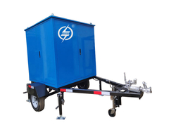 Trolley mounted Transformer Oil Treatment Machine, Online Transformer Oil Circulation System unit