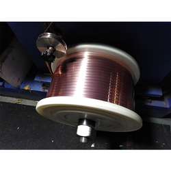 0.35*1.2mm Copper Clad Aluminum Flat Wire for Shielding Wire for High-frequency Cable (HF cable)