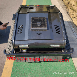 Black Panther 800 Remote Control Lawn Mower&Rupsmaaier met afstandsbediening camminata in pendenza Electric Start