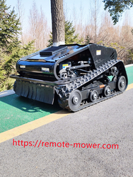 Remote Control Lawn Mower and fjernkontroll Robotic slope Sell Cheap Price Black Panther 800 Neigung With Gasoline Engine