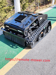 New smart Remote Control Slope Lawn Mower Commercial tecnology di controllo remoto falciare il prato Black Panther 800