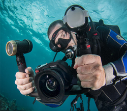 Underwater Camera With Lights & Accessories