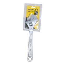 Adjustable wrench with narrow head