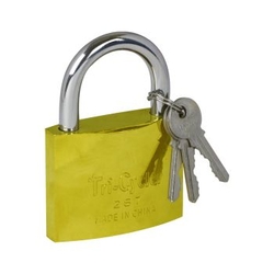  Brass Pad lock with Key Set