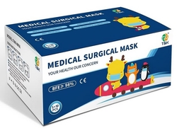 3 Ply Type IIR Medical Surgical Mask for Kids CE marked and meets the requirements of EN14683:2019 Type IIR
