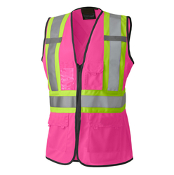 Customized Logo Construction Security Safety Vest Reflective Clothing ,Reflector Safety Hi vis Vest with pocket