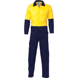 customized logo high visibility reflective cotton safety workwear men working mechanic coveralls overall work suit work clothes