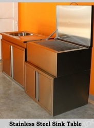 Stainless Steel Sink with BBQ Unit