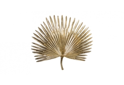 Gold Palm Leaf Wall Plaque
