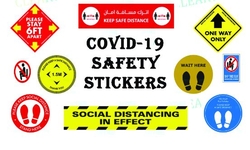 Covid-19 Safety Stickers Dealers In Uae