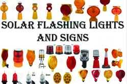 SOLAR FLASHING LIGHTS AND SIGNS 