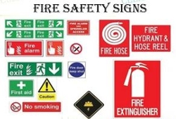 FIRE SAFETY SIGNS 