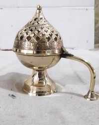 Rabeh Handicraft Brass Incense Burner 
