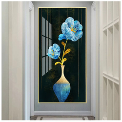  Modern Wall Art Deco Crystal Porcelain Painting