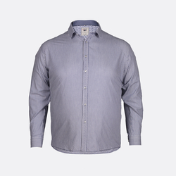 Windowpane Checkered Long Sleeve Shirt