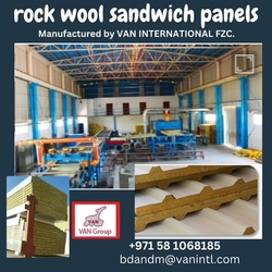 Civil defense approved rock wool sandwich panels in the UAE/ Sharjah/ Umm al Quwain/ Dubai/Abu Dhabi