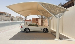 SHARJAH CAR PARKING SHADES INSTALLATION 