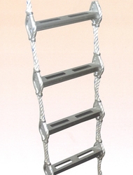 Aluminium Alloy Rope Ladder (9m) from RIG STORE FOR GENERAL TRADING LLC