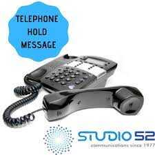 Telephone Hold Message