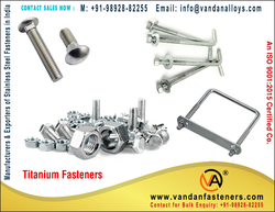 Titanium Bolts manufacturers exporters suppliers stockist in India Mumbai +91-9892882255 https://www.vandanfasteners.com