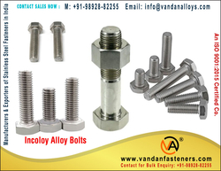 Inconel Alloy Bolts Manufacturers Exporters Suppliers Stockist In India Mumbai +91-9892882255 Https://www.vandanfasteners.com