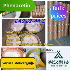 High Purity 99.9% Phenacetin 62-44-2 Bulk