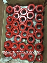 PTFE Coated Nut Bolt in UAE from KEMLITE PIPING SOLUTION