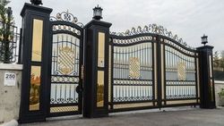 GATE , STARECASE, RAIL, FENCING, & BALCONY, STAINLESS STEEL STEPS..
