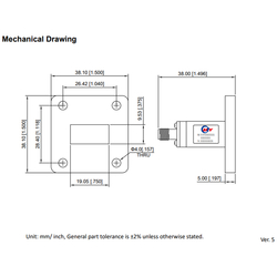 WR75 BJ120 X Ku Band 9.84~15.0GHz RF Waveguide to Coaxial Adapters