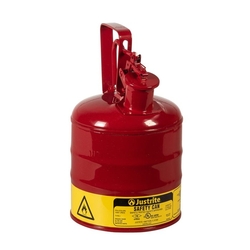 JUSTRITE 1 Gallon Steel Safety Can For Flammables, ...