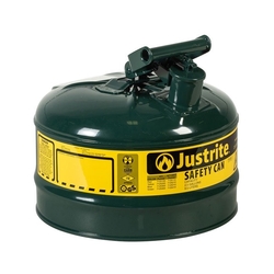 JUSTRITE 2.5 Gallon Steel Safety Can for Oil, Type ...