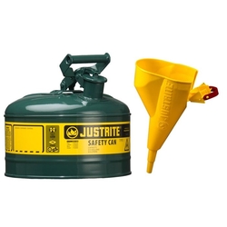 JUSTRITE 1 Gallon Steel Safety Can for Oil, Type I ...