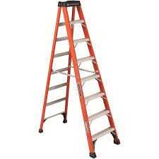 Fiberglass Step Ladder Orange