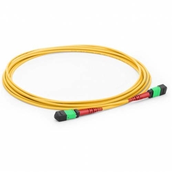 24f Mpo Female Mpo Female Sm Patch Cord, Low Loss OFNR (Riser) 24 Fiber Mpo Trunk Cable, G.657A1 Single Mode, Yellow, Polarity A, For Cxp Cfp 100g Transceiver from JAYANI TECHNOLOGIES LLP