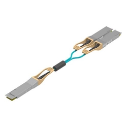 200Gbase-Sr4 200G Qsfp-56 To 2 X qsfp28 Breakout Om4 Multimode Aoc Cable (Active Optical Cable )