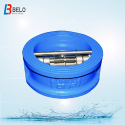 CHECK VALVE-cast iron wafer type dual plate check valve/non return valve from HEBEI BELO VALVE SALES CO.,LTD