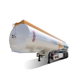 Yuxuan 12 meters 33 tons 3 axle aluminum alloy Fuel tank semi trailer