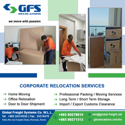 International Removals from GLOBAL FREIGHT SYSTEMS CO. WLL.