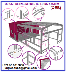 BUILDING AND CONSTRUCTION COMPONENTS (Pre Fabricated Steel) from JUNGWOO EMC MIDDLE EAST FZC