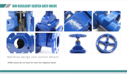 Resilient seat Gate valve