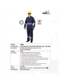 Vaultex 100 % Cotton FR Coverall supplier in uae from EXCEL TRADING COMPANY L L C